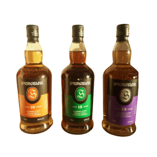 SET Springbank 10yo + 15yo + 18yo